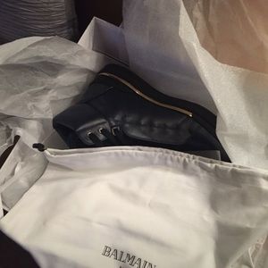 Balmain boots only worn twice in mint condition